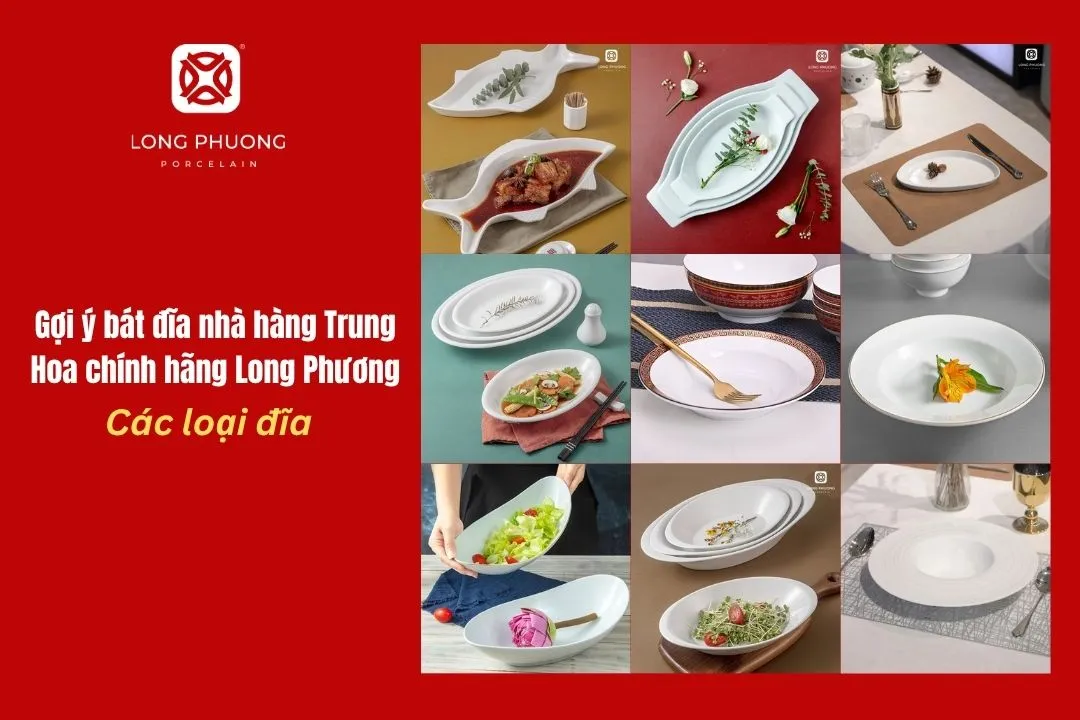 đĩa sứ nhà hàng trung hoa