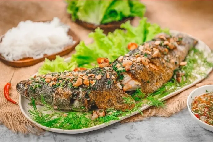 Cách làm cá lóc nướng giấy bạc ngon chuẩn nhà hàng