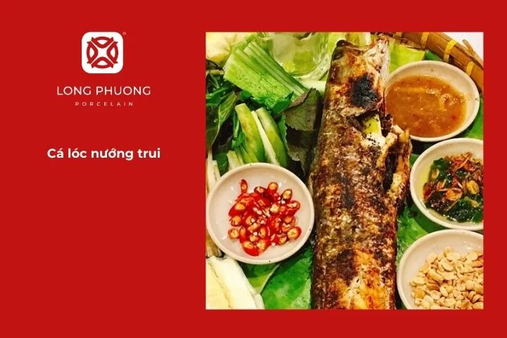 Cá lóc nướng trui là món ăn đặc sản miền Tây, giữ nguyên hương vị mộc mạc