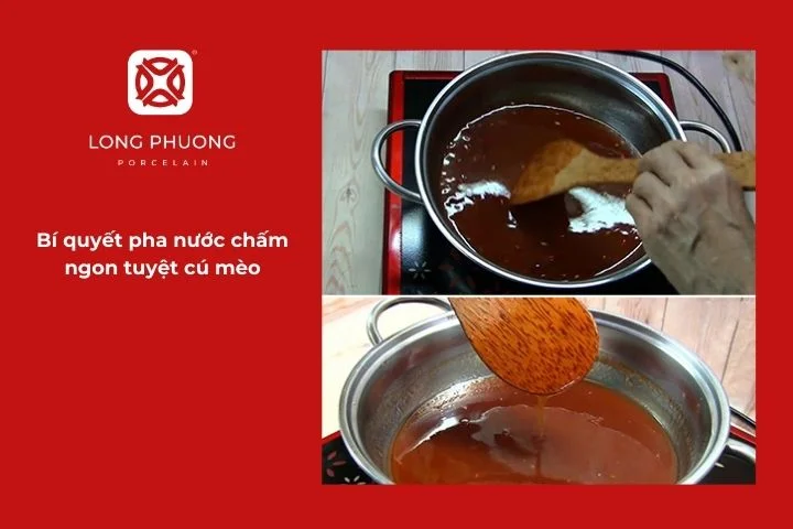 Bí quyết pha nước chấm ngon tuyệt cú mèo