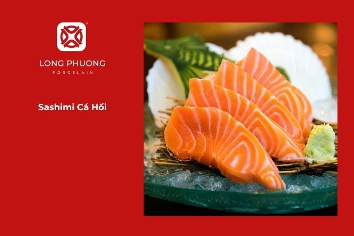 Sashimi cá hồi tươi
