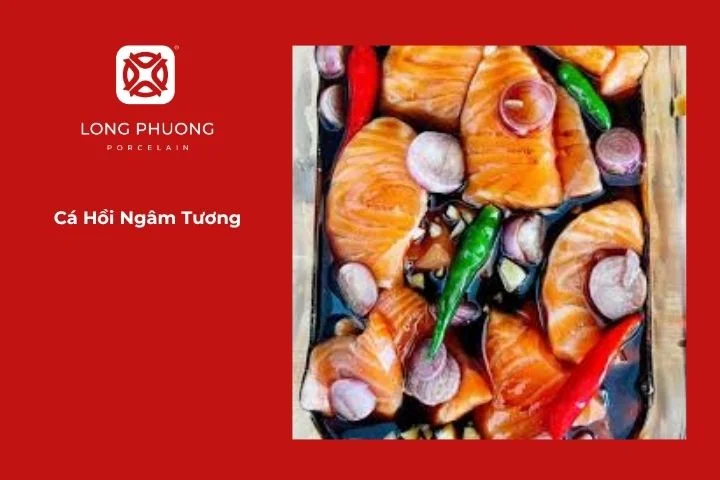 Cá hồi tươi ngâm tương kiểu Hàn Quốc