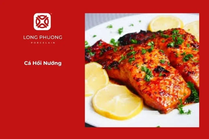 Cá hồi nướng nguyên miếng