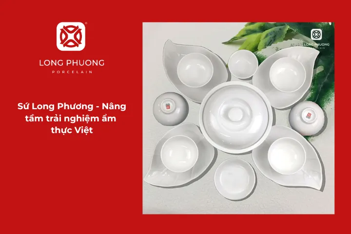 Sứ Long Phương biến bữa cơm gia đình thường ngày thành một trải nghiệm nghệ thuật và đầy cảm xúc