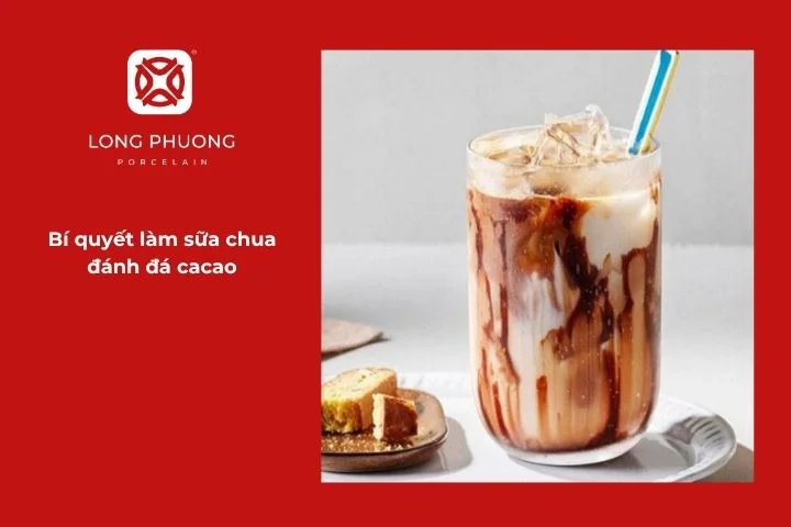 Sữa chua đánh đá cacao đậm vị, hấp dẫn và dễ làm tại nhà