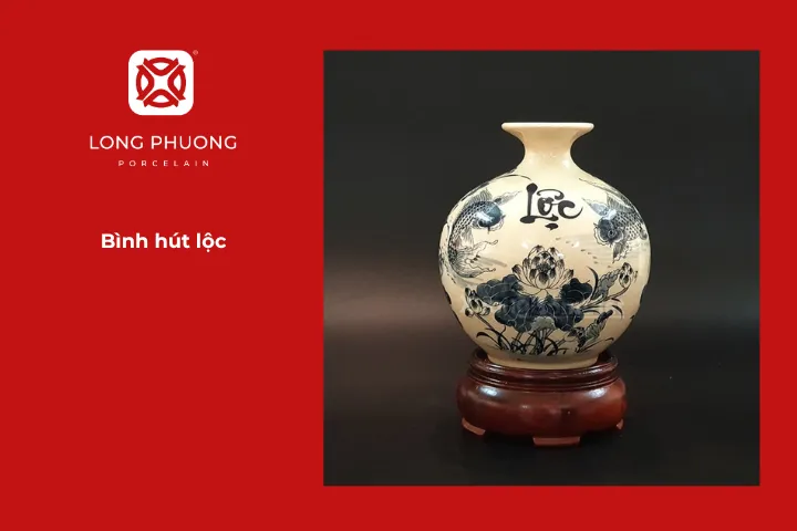 Bình hút lộc là một vật phẩm phong thuỷ được rất nhiều người dùng trang trí trong nhà hay văn phòng làm việc