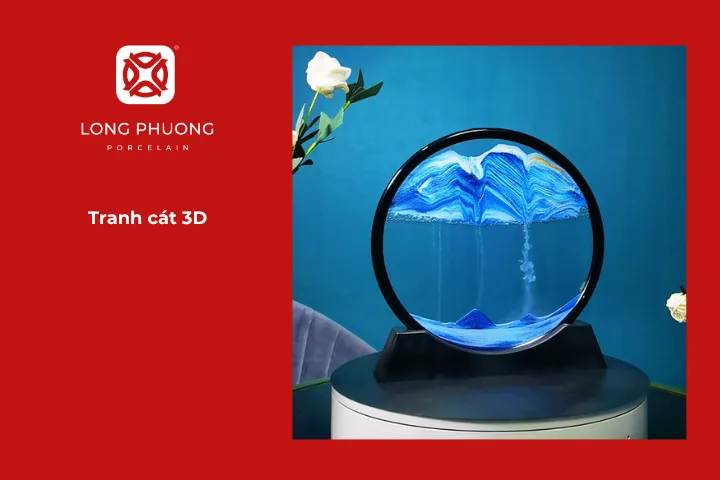 Tranh cát 3D là một món quà tặng cho đối tác nước ngoài vô cùng nghệ thuật