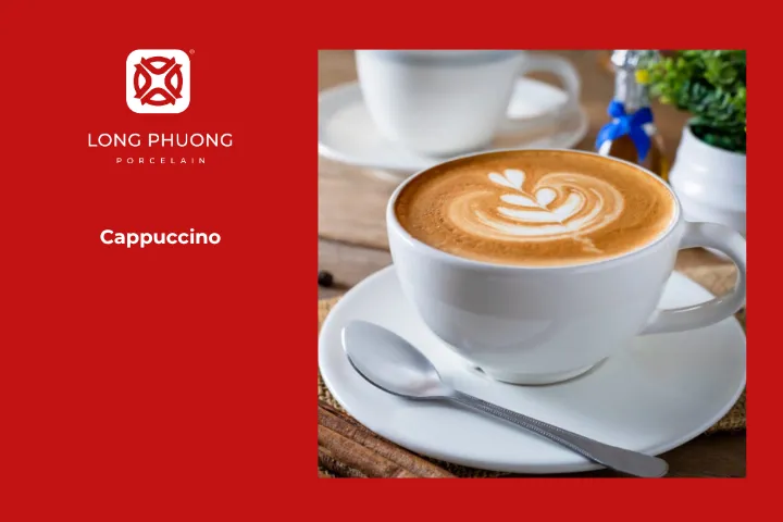 Tách cappuccino béo mịn là món đồ uống mùa đông lý tưởng cho buổi sáng se lạnh