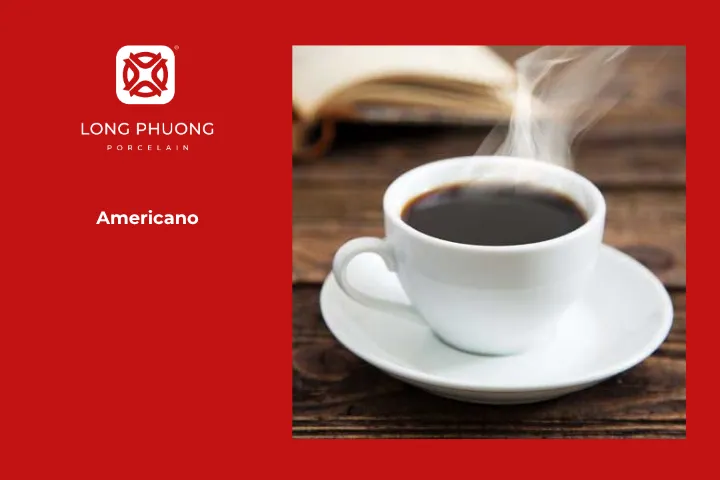 Americano là gợi ý hoàn hảo khi bạn băn khoăn trời lạnh uống gì mà vẫn giữ hương cà phê tự nhiên