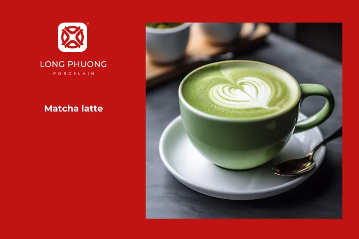 Matcha latte là lựa chọn tuyệt vời khi bạn đang phân vân uống gì vào mùa đông