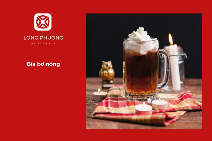 Bia bơ nóng là món đồ uống mùa đông độc đáo và dễ gây thích thú