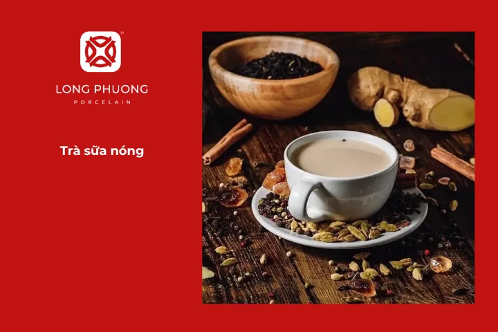 Trà sữa nóng là món đồ uống mùa đông yêu thích của giới trẻ trong những ngày lạnh