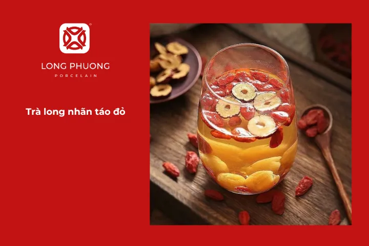 Trà long nhãn táo đỏ là món đồ uống mùa đông giúp làm ấm cơ thể và tăng cường tuần hoàn máu