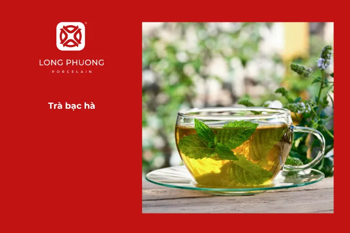 Trà bạc hà là gợi ý hoàn hảo cho những ai băn khoăn uống gì vào mùa đông giúp thư giãn và giải tỏa căng thẳng