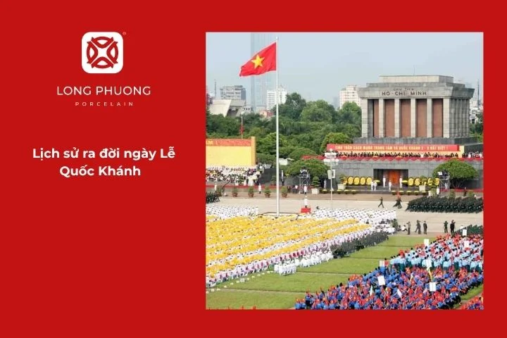 Chủ tịch Hồ Chí Minh đọc Tuyên ngôn Độc lập tại Quảng trường Ba Đình năm 1945