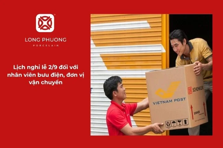 Nhân viên bưu điện và vận chuyển linh hoạt nghỉ lễ 2/9 tùy theo lịch trực của đơn vị.