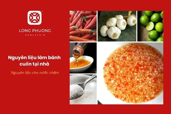 Nguyên liệu pha nước chấm ngon