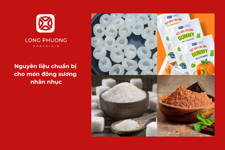 Nguyên liệu làm đông sương nhãn nhục