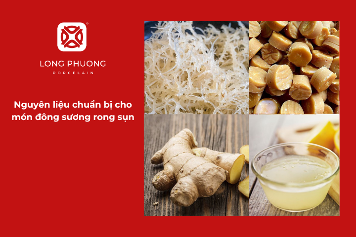 Nguyên liệu làm đông sương rong sụn