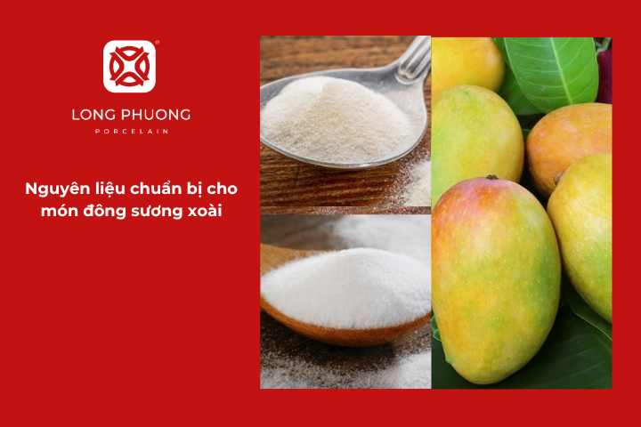 Nguyên liệu làm đông sương xoài