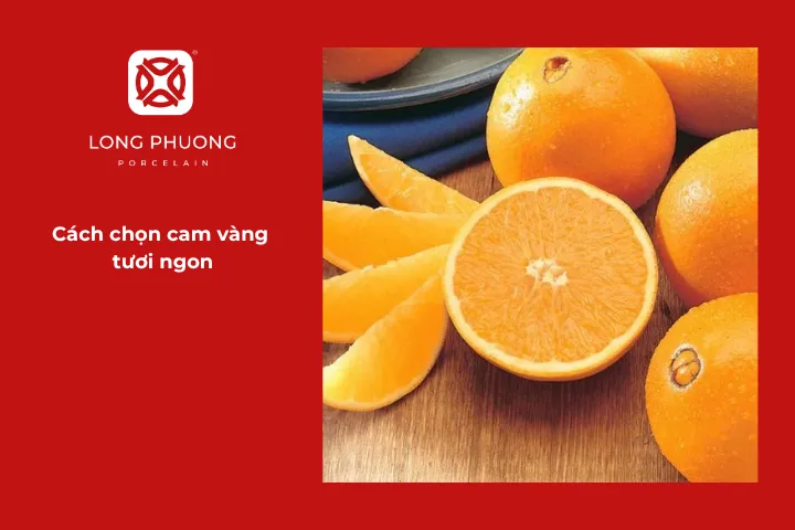 Mẹo chọn mua cam vàng tươi ngon