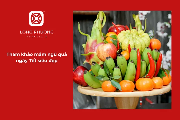 Bộ mâm ngũ quả tài lộc, thịnh vượng