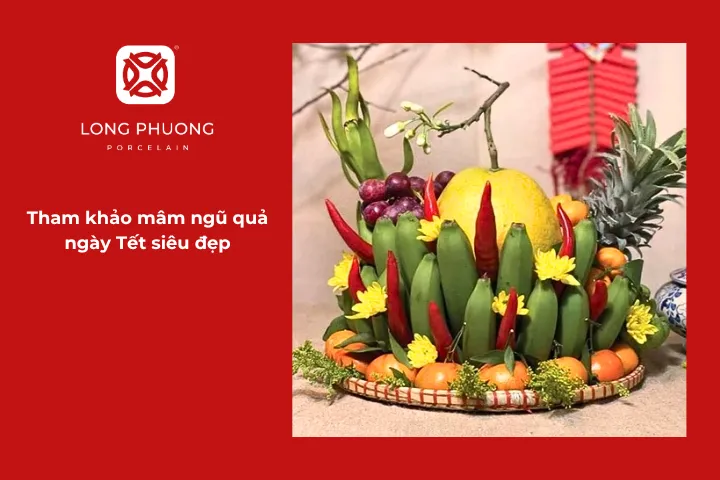 Mâm ngũ quả cổ truyền