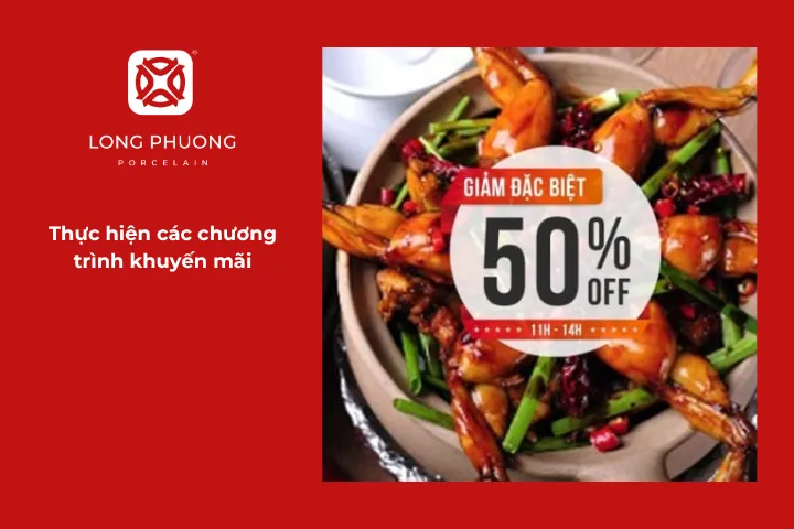 Các chương trình khuyến mãi là một trong những chiến lược marketing hiệu quả nhất cho nhà hàng