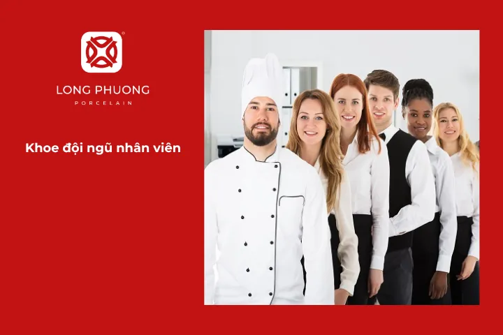 Giới thiệu đội ngũ thân thiện giúp xây dựng hình ảnh nhà hàng gần gũi và chuyên nghiệp