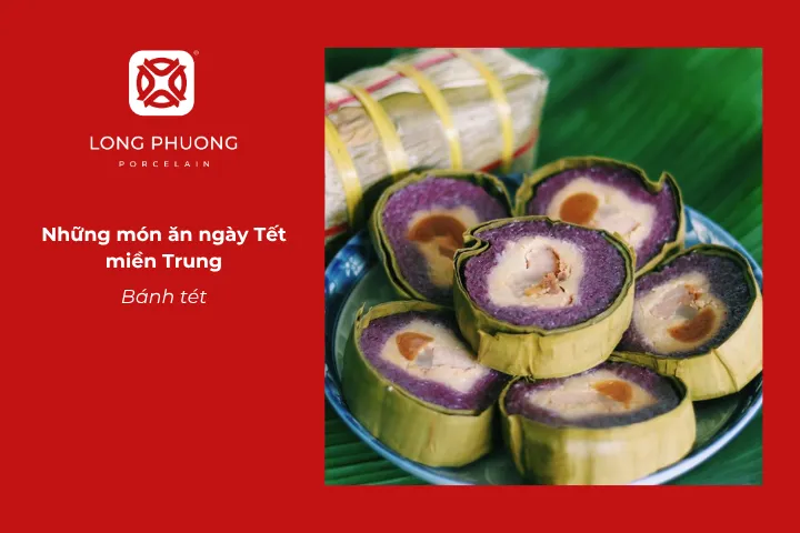 Người miền Trung xem bánh tét như món mở đầu cho không khí Tết trong mỗi gia đình