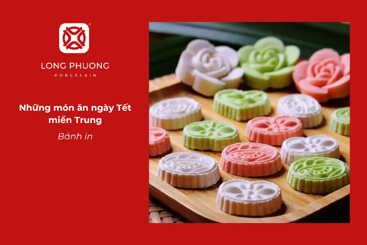 Bánh in là món ăn truyền thống không thể thiếu trong dịp Tết miền Trung