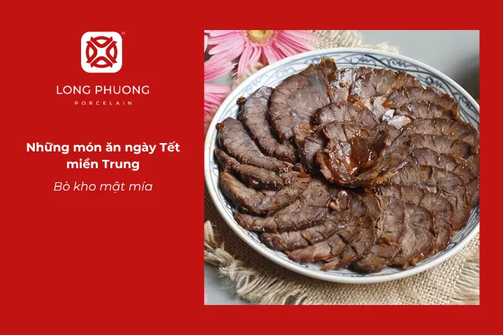 Món bò kho mật mía được nấu vào dịp Tết để gợi lại hương vị riêng của xứ Nghệ