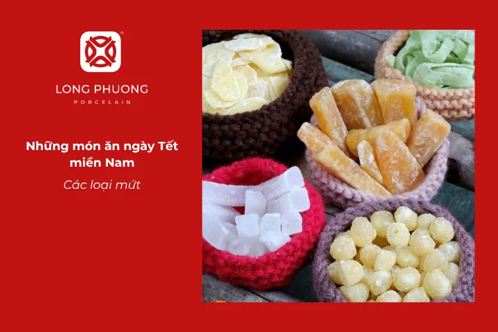 Mứt Tết được chuẩn bị để đãi khách, mang đến sự ngọt ngào và vui tươi trong dịp đầu xuân