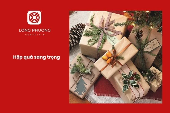 Hộp quà Giáng sinh tinh tế