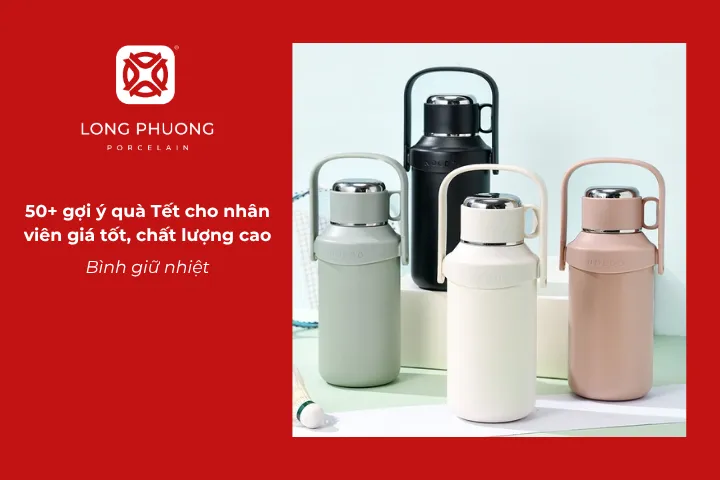 Bình giữ nhiệt là món quà thực dụng và ý nghĩa, thể hiện sự đánh giá cao đóng góp của nhân viên