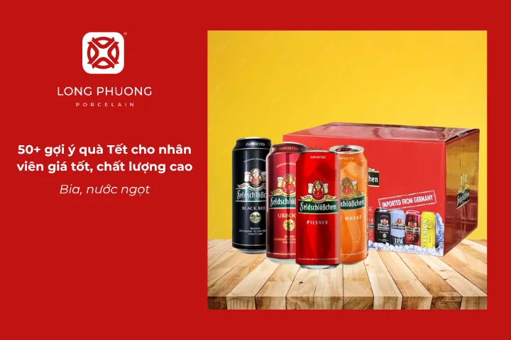 Bia, nước ngọt là món quà lý tưởng cho những buổi tụ họp và chúc Tết sum vầy