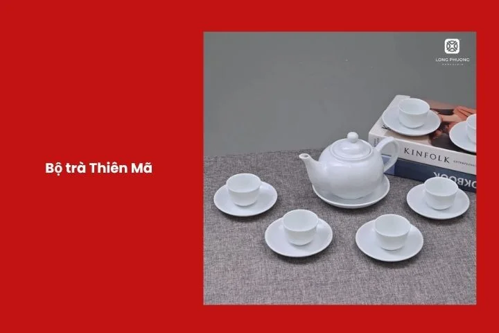 Bộ trà Thiên Mã tinh tế dành tặng đối tác