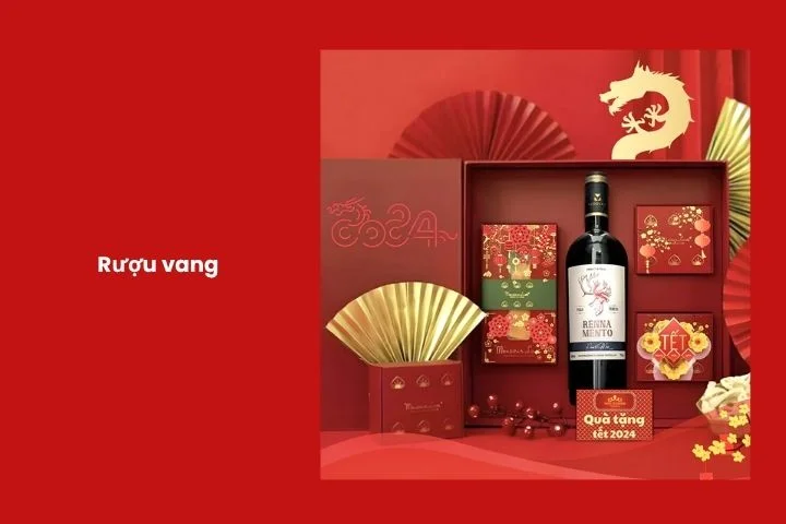 Rượu vang cao cấp làm quà Tết sang trọng