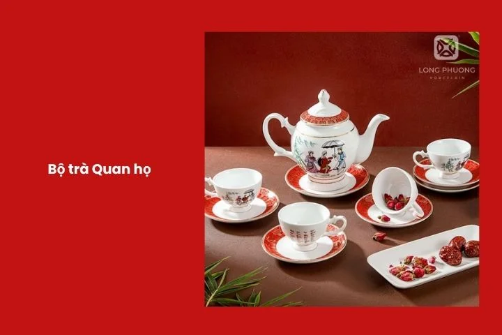 Bộ trà Quan Họ mang nét văn hóa Kinh Bắc