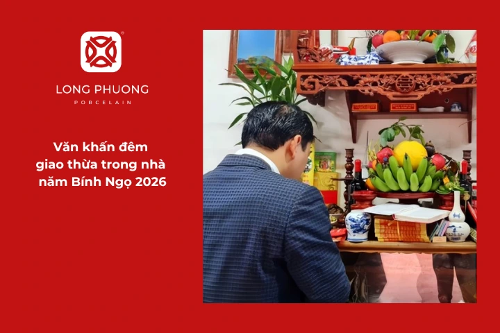 Văn khấn giao thừa trong nhà năm Bính Ngọ 2026 giúp con cháu thể hiện lòng hiếu kính và mời gia tiên về sum vầy
