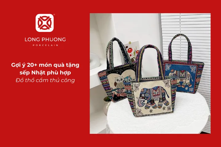 Nên tặng quà gì cho sếp Nhật? Đồ thổ cẩm là ý tưởng độc đáo mang dấu ấn vùng miền