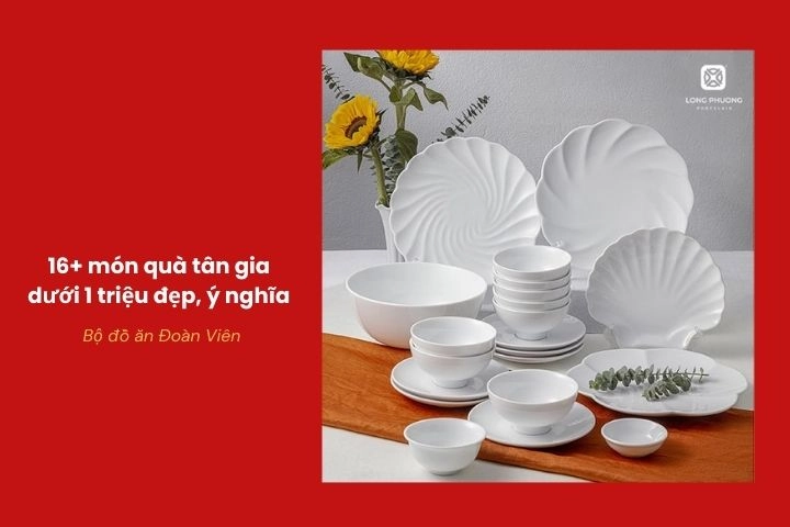 Bộ đồ ăn Đoàn Viên đẹp và ý nghĩa