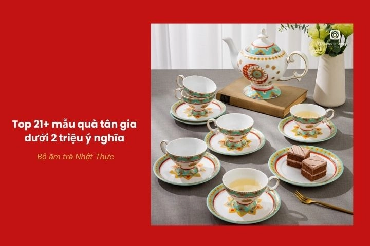 Bộ ấm trà Nhật Thực độc đáo dành tặng gia chủ ngày tân gia