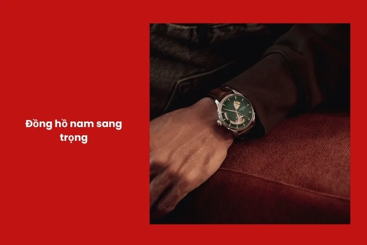 Đồng hồ cao cấp sang trọng làm quà tặng cho đối tác nam