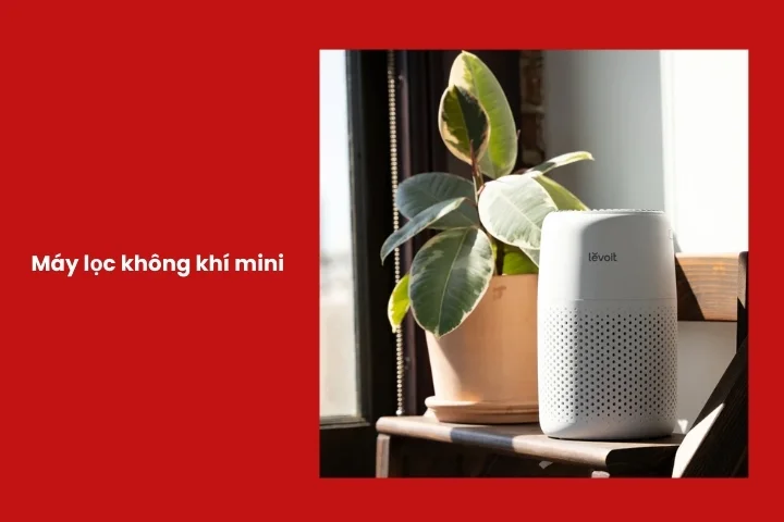 Máy lọc không khí mini hỗ trợ sức khỏe cho đối tác nam