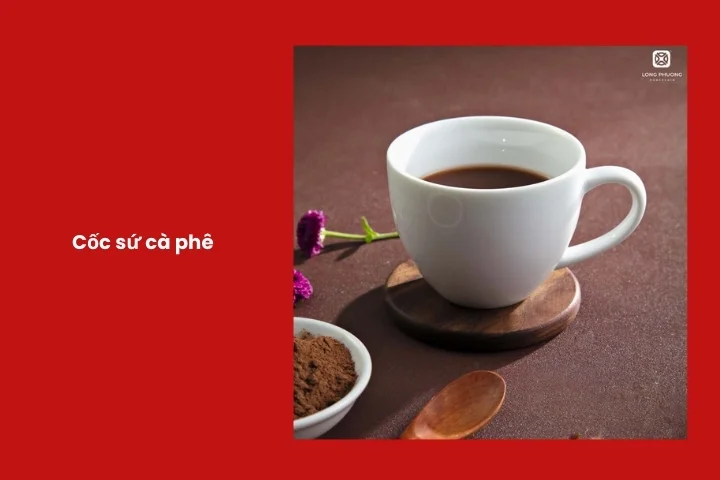 Cốc sứ cà phê tiện dụng dành cho đối tác nam văn phòng