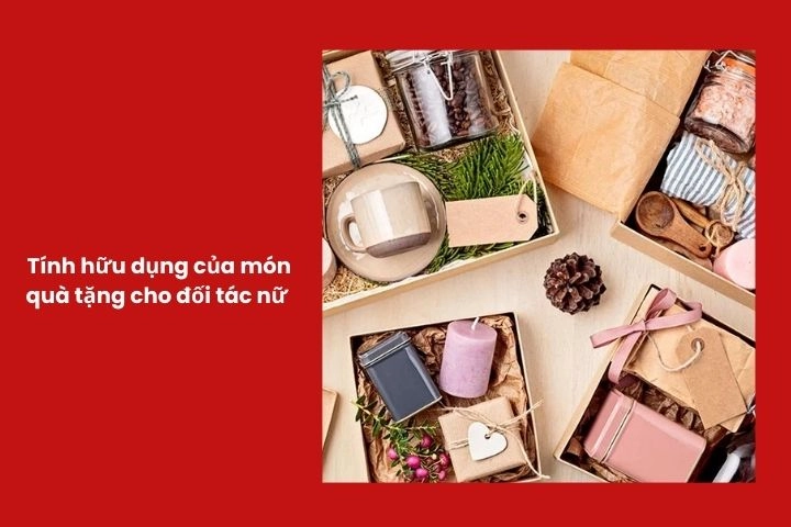 Chọn món quà có giá trị sử dụng cao dành cho đối tác nữ