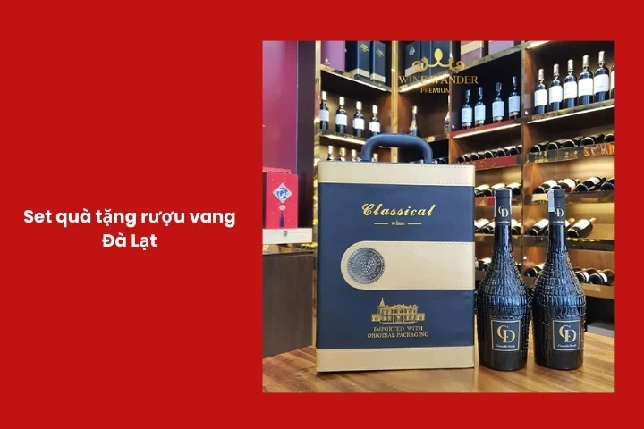 Quà tặng rượu vang Đà Lạt cao cấp