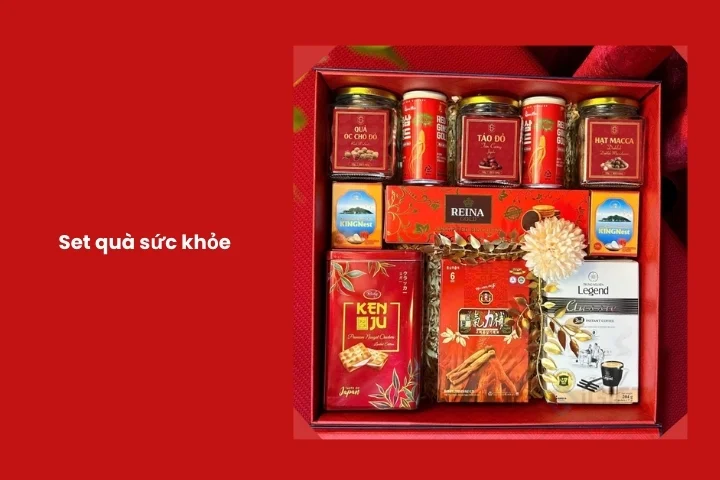 Set quà sức khỏe cao cấp dành cho đối tác Trung Quốc trung niên