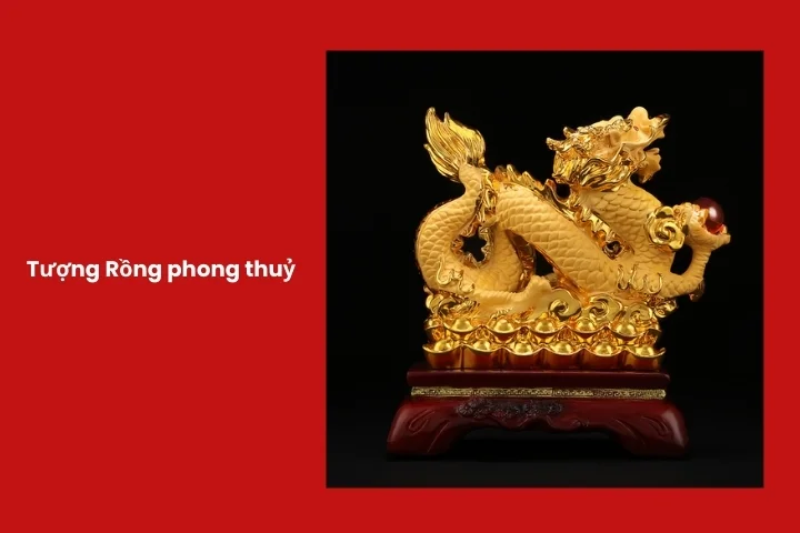 Tượng Rồng phong thủy biểu trưng quyền lực và tài lộc cho đối tác Trung Quốc